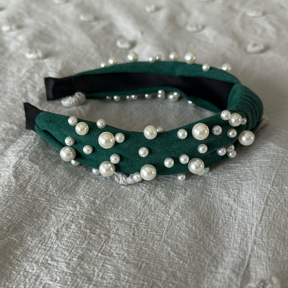 Green Pearl Headband